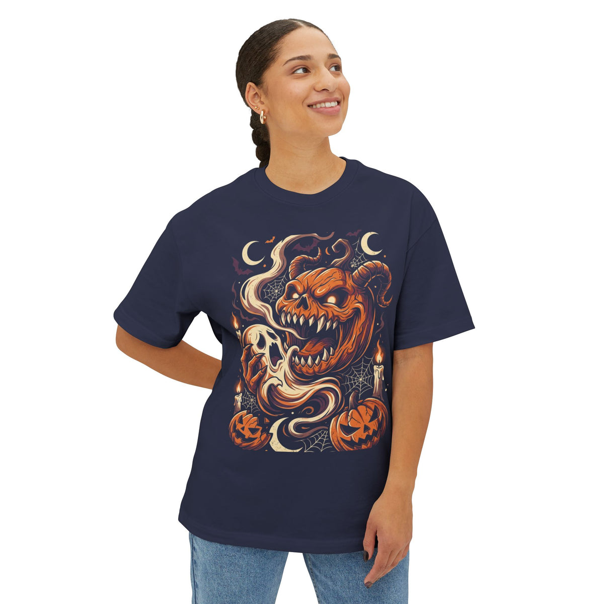 Halloween Ghost & Jack-o'-Lantern Tee